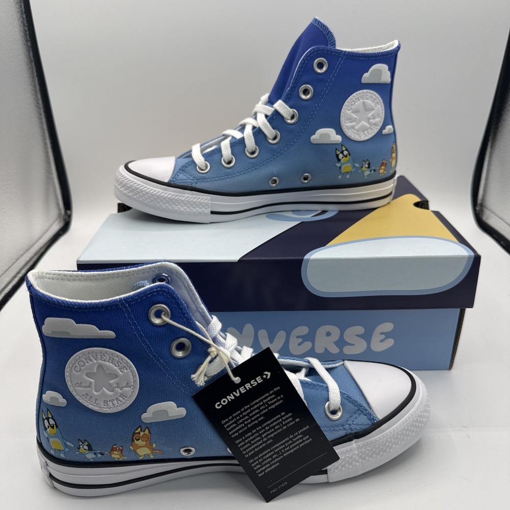 Converse Bluey & Bingo CTAS Hi A16460C Women's Size 6 High Top Sneakers
